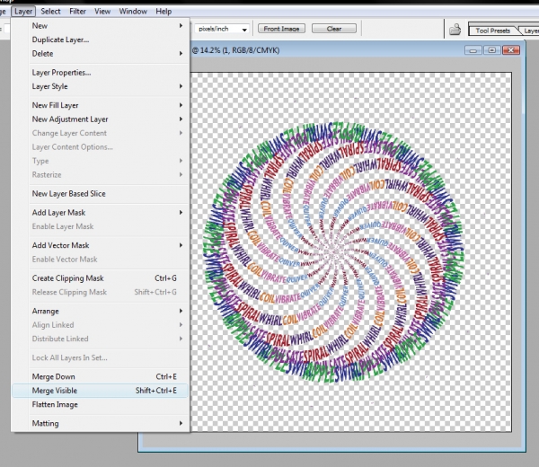 Creation of Psychedelic Swirl: Step 22